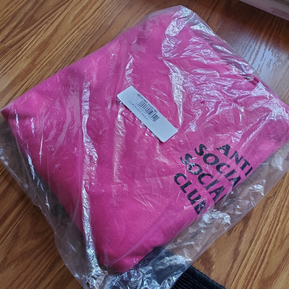 Anti Social Social Club Pink Hoodie